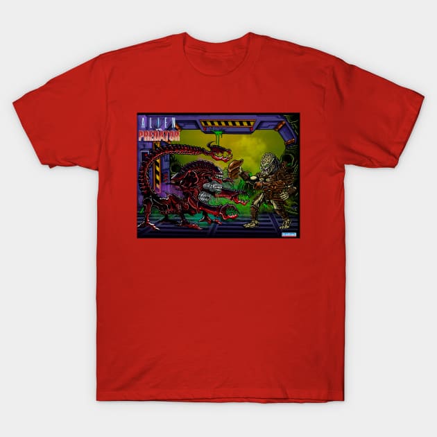 Killer Crab Alien vs Warrior Predator T-Shirt by Ale_jediknigth